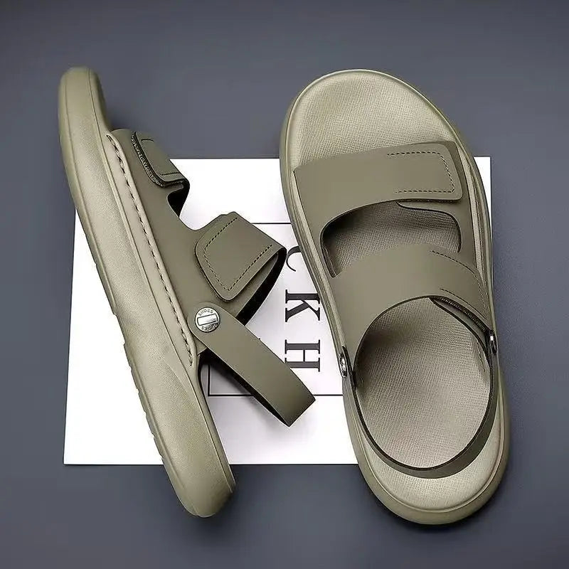 Men's Casual Breathable Sandals – Soft Sole, Non-Slip Beach & Outdoor Slides