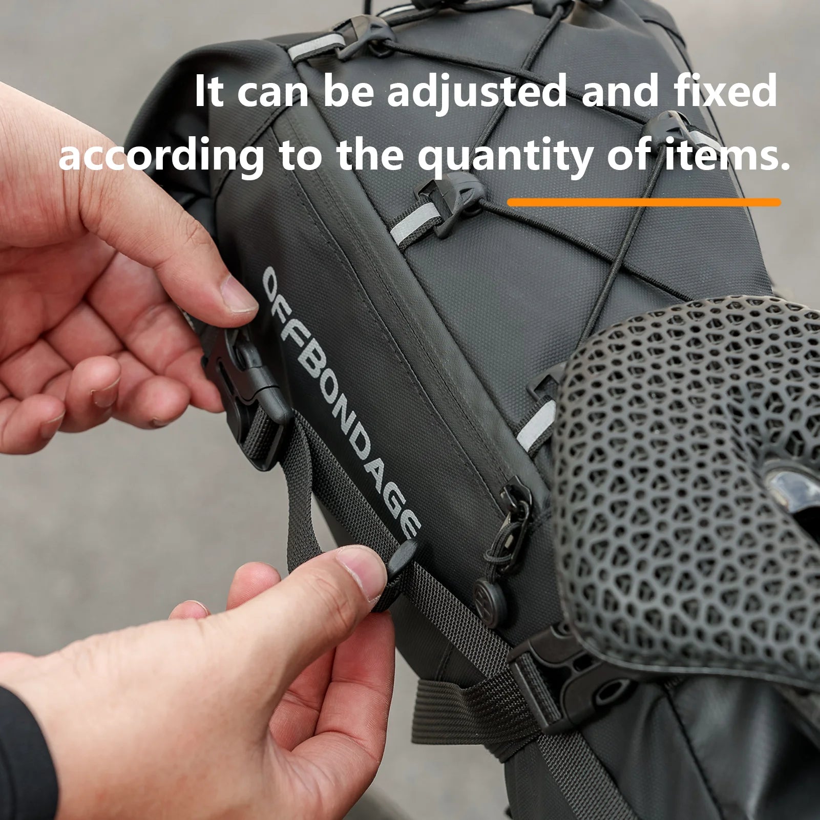 Waterproof Bicycle Saddle Bag – 15L Foldable Bike Tail Bag