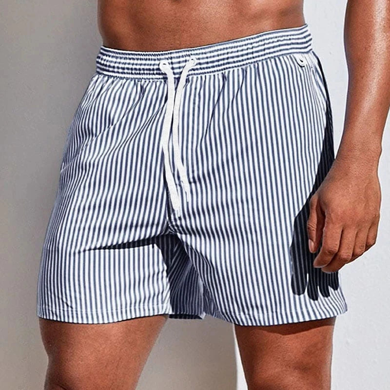 Men's Quick-Dry Board Shorts – Beach & Surf Swim Trunks with Pocket