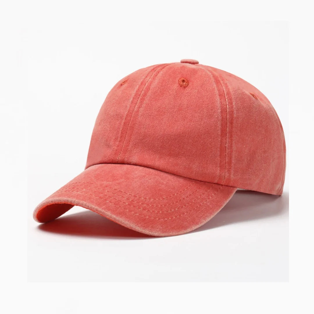 Washed Cotton Vintage Snapback Dad Hat