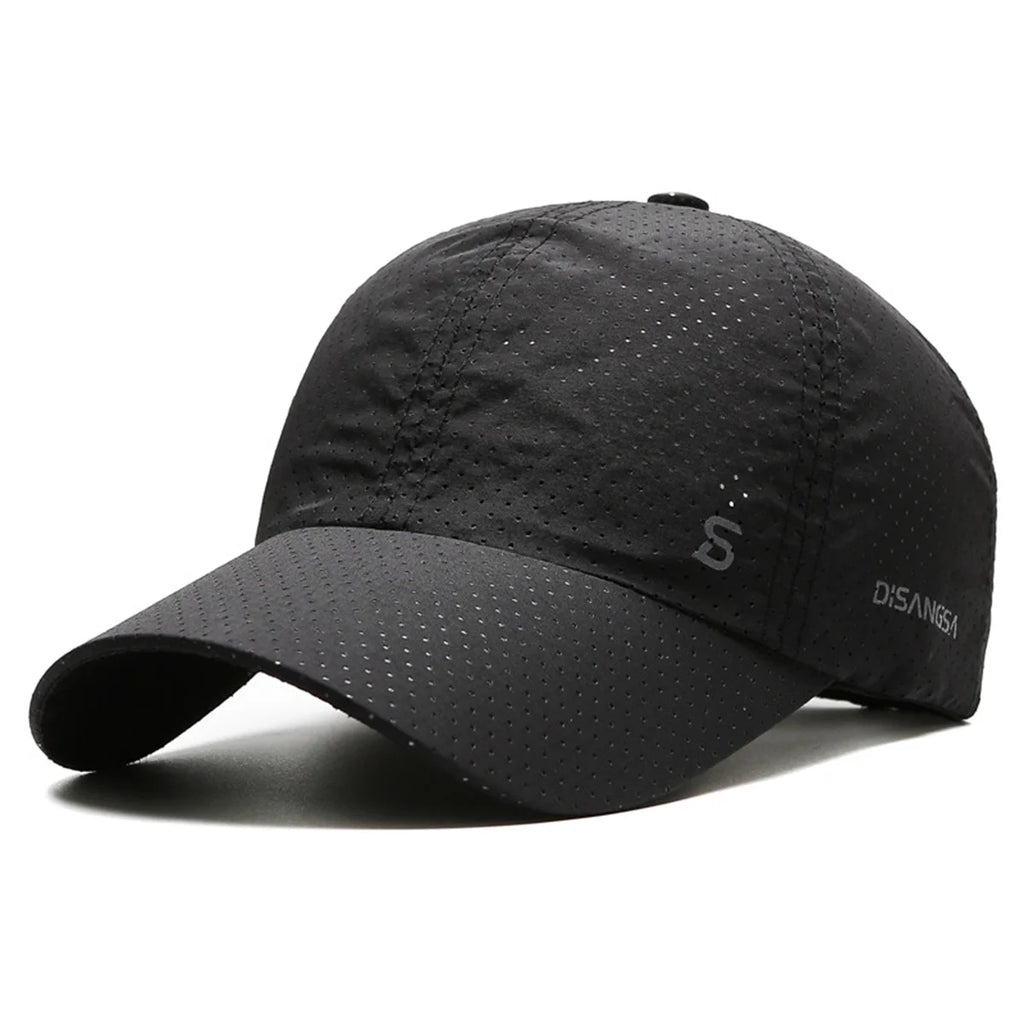 Quick-Dry Sports Running Cap – Breathable Sun Protection Baseball Hat for Men | Fishing & Outdoor