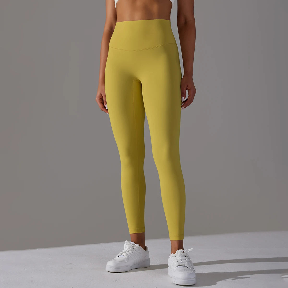 Women's High-Waist Seamless Leggings – Breathable Yoga, Running & Gym Pants (XS-XL, 30+ Colors)