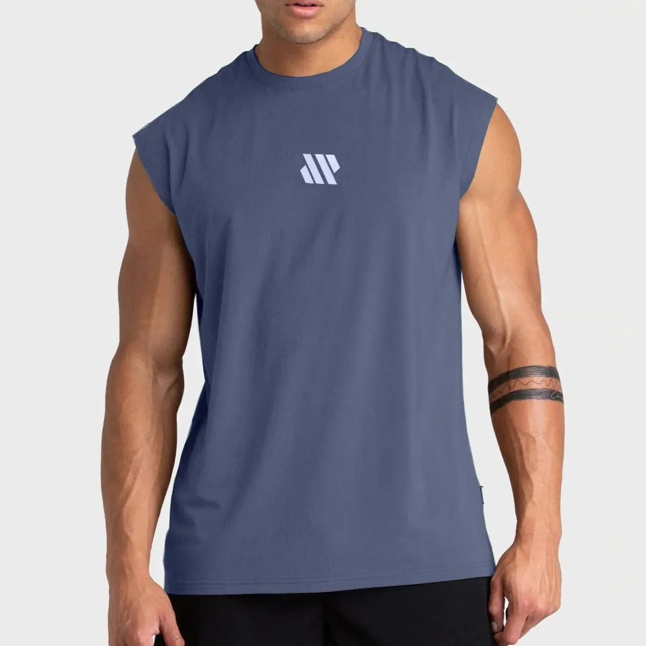 Men's Quick-Dry Sleeveless Gym Vest – Breathable Loose Fit Training Tank Top