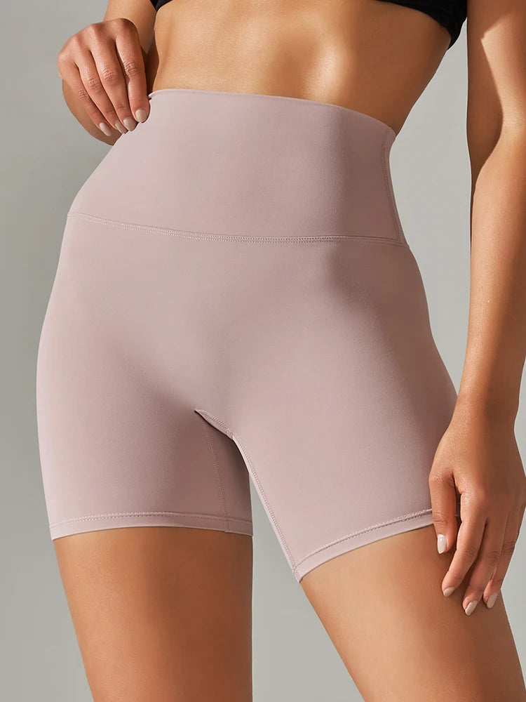 Women's High Waist Yoga Shorts | Squat-Proof Fitness & Gym Shorts