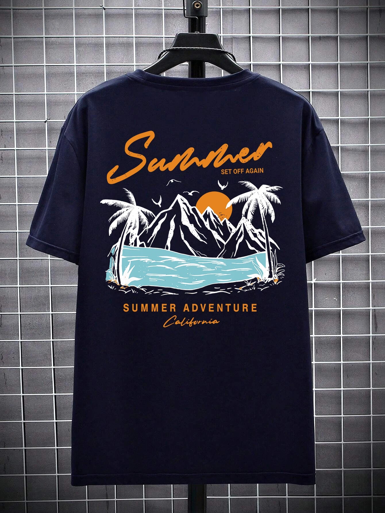 Men's California Adventure Graphic T-Shirt | Oversized Cotton Tee