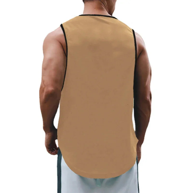 Men's Mesh Gym Tank Top – Breathable Bodybuilding Vest