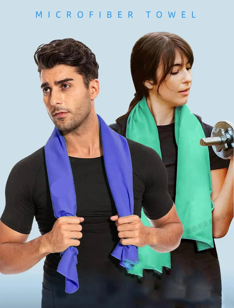 Quick-Dry Microfiber Sports Towel – Gym, Yoga, Swimming & Beach (40x80cm)