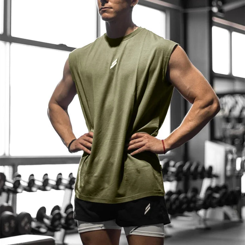 Men's Sleeveless Tank Top | Quick-Dry Training Vest