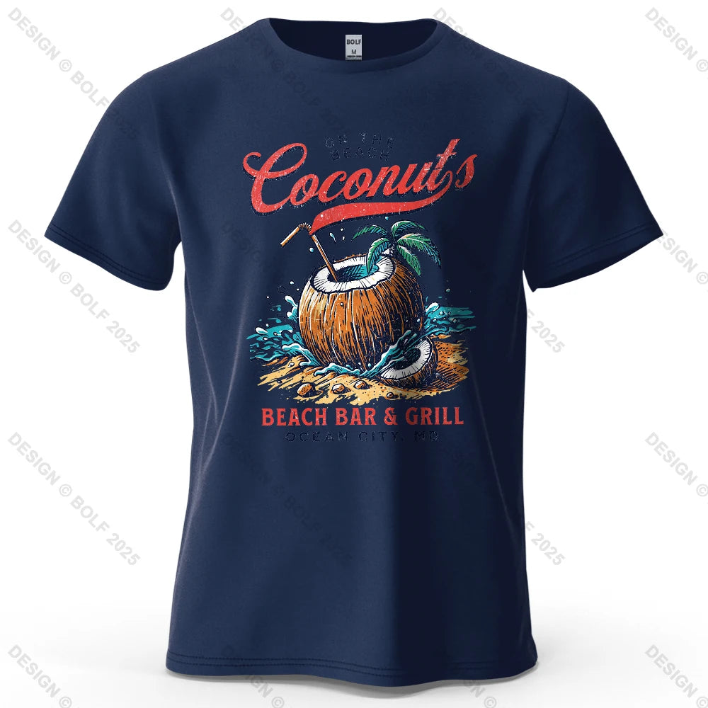 Vintage Graphic T-Shirt – 100% Cotton Drop-Shoulder Tee for Men