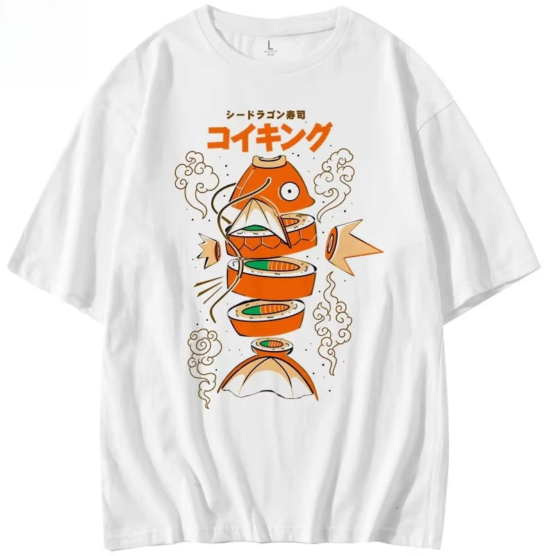 Anime Graphic Cotton T-Shirt – Streetwear Summer Tee