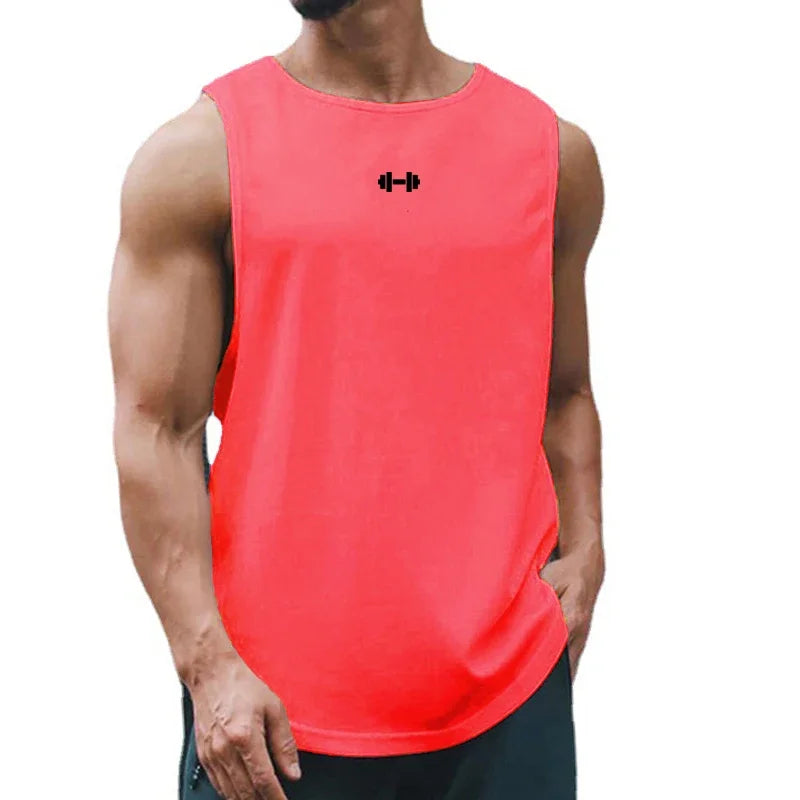Men's Mesh Gym Tank Top – Breathable Bodybuilding Vest