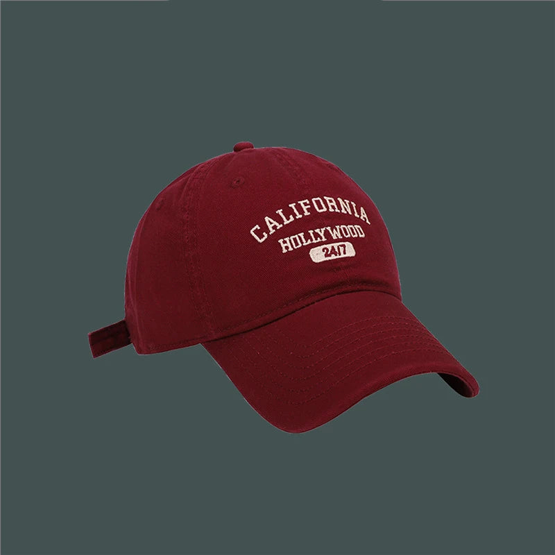 Retro Letter Embroidery Baseball Cap – Unisex Snapback Hat