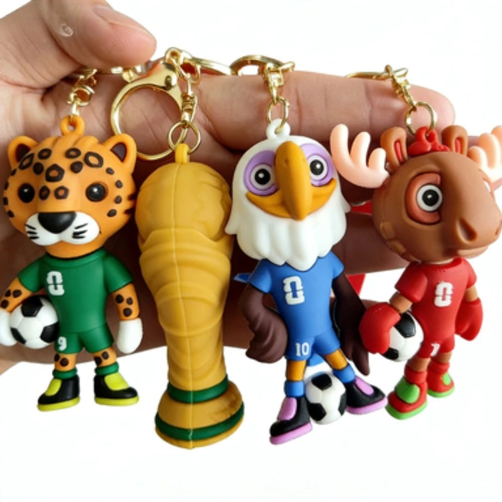 FIFA World Cup 2026 Official Fan Collectibles – Mascots, Keychains, Wristbands & Figurines