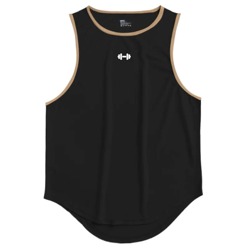 Men's Mesh Gym Tank Top – Breathable Bodybuilding Vest