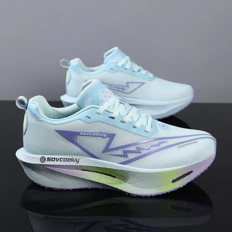 Carbon Plate Running Shoes – Breathable & Shock-Absorbing | Unisex Couple Matching