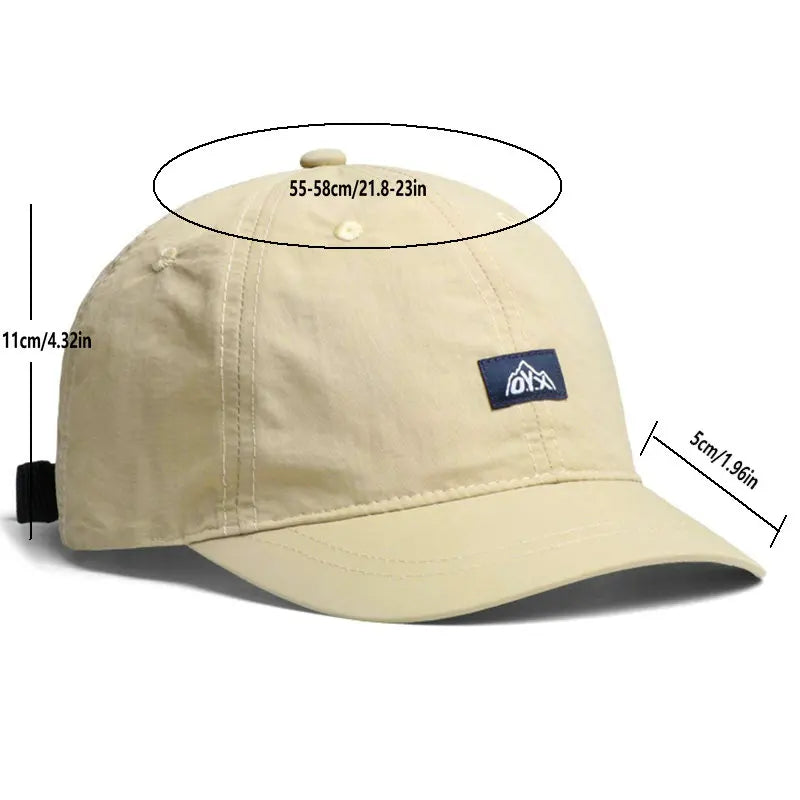 Retro Baseball Cap | Adjustable Quick-Dry Hat for Men & Women | Sun Protection