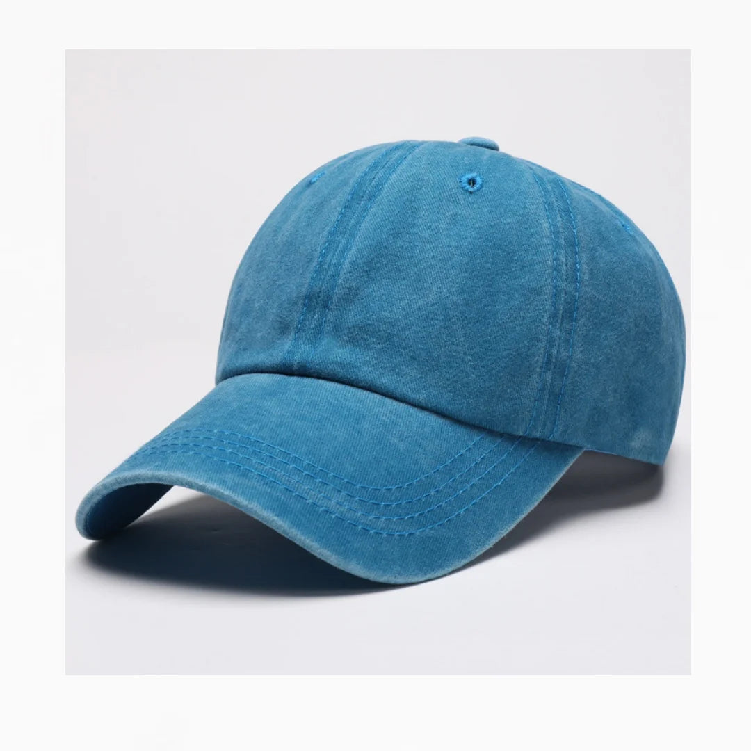 Washed Cotton Vintage Snapback Dad Hat