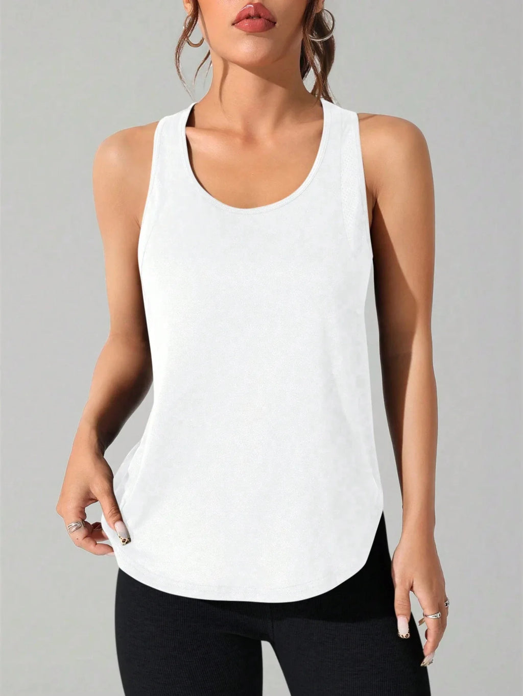 Women's Stitched Letters Quick-Dry Sports Vest