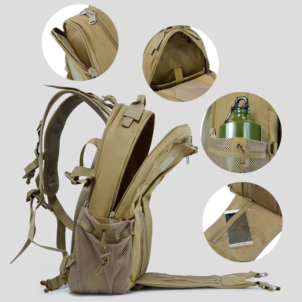 Tactical Hiking Backpack – Waterproof Military Rucksack for Camping, Travel & Outdoor Adventures