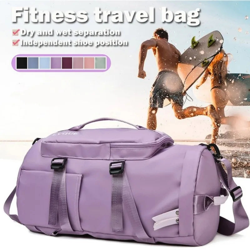 Large Capacity Travel Backpack – Waterproof Sports & Gym Duffel Bag