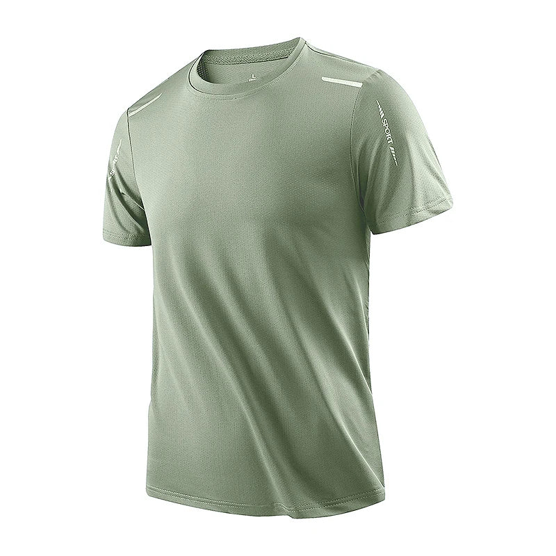 Men's Quick-Dry Athletic T-Shirt – Breathable Outdoor & Sports Tee