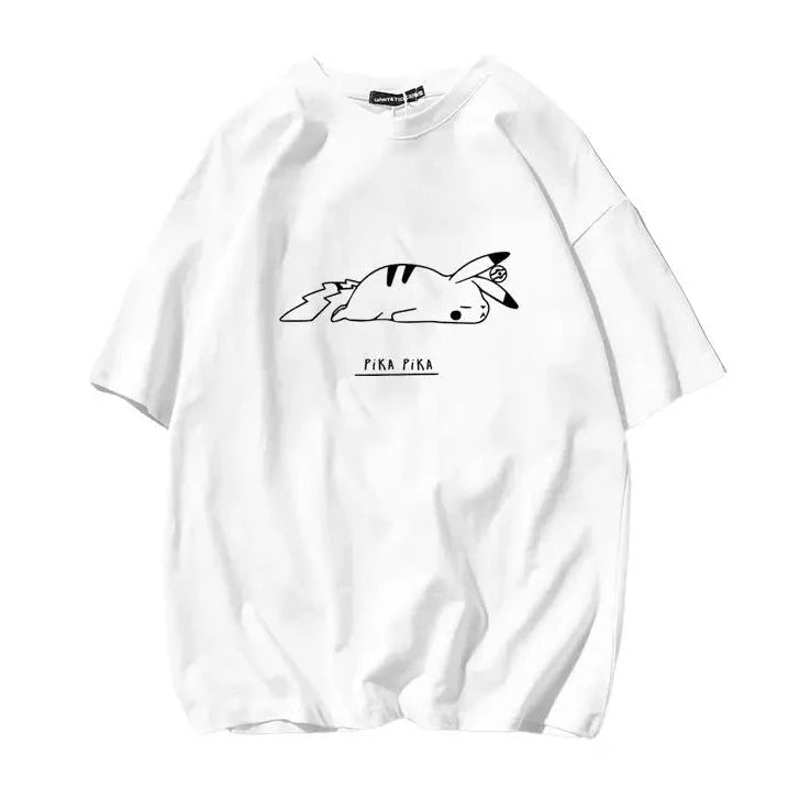 Pikachu Graphic T-Shirt – Anime Cotton Tee