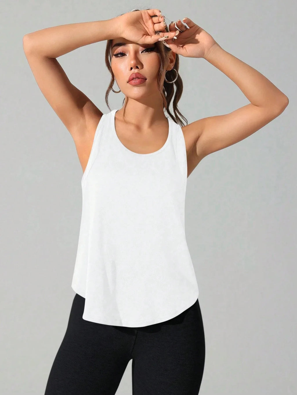 Women's Stitched Letters Quick-Dry Sports Vest