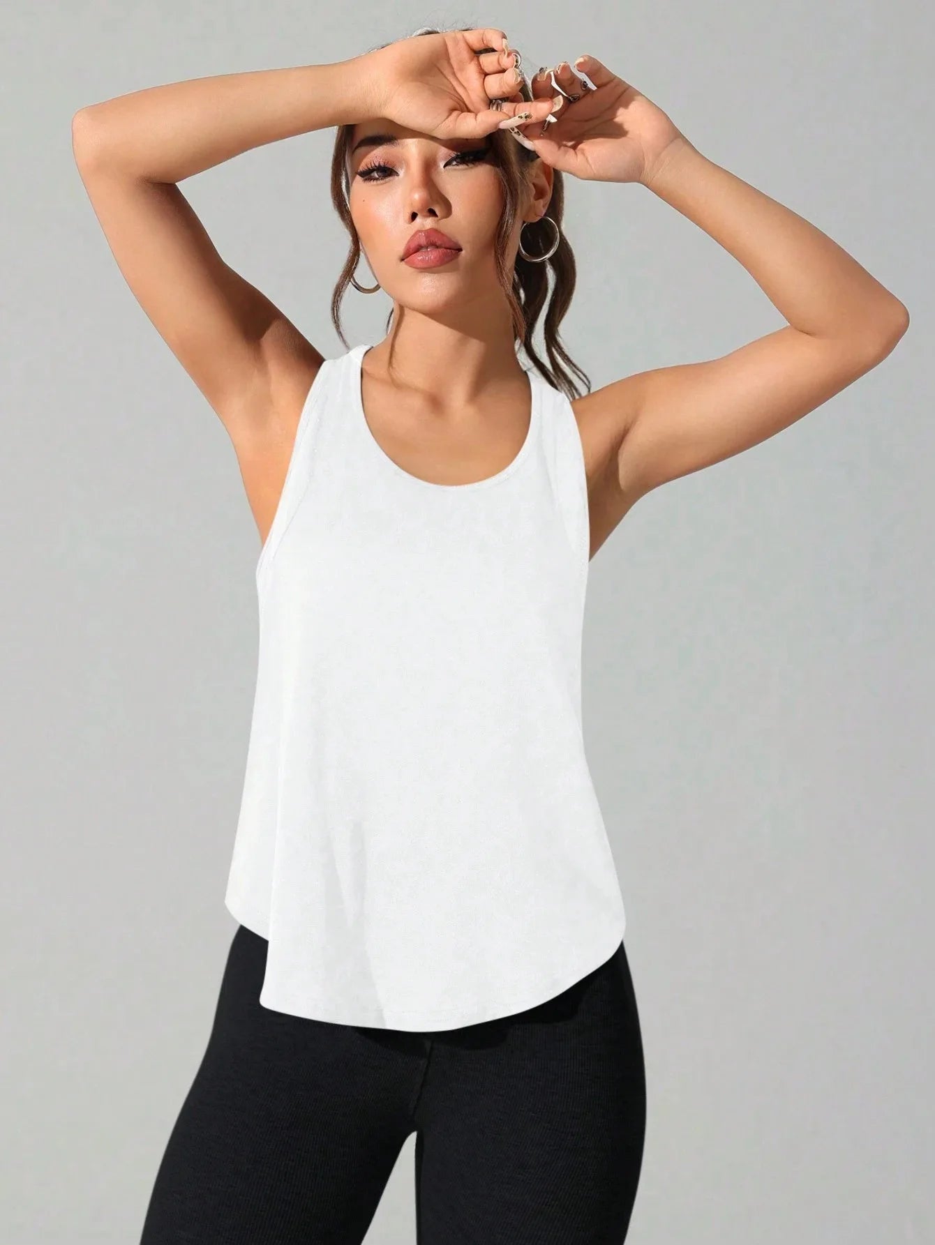 Women's Stitched Letters Quick-Dry Sports Vest