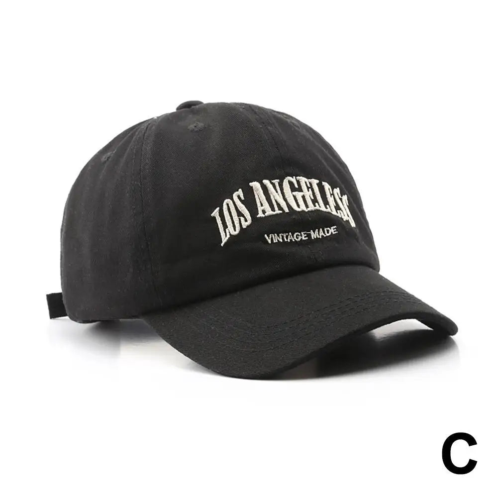 Retro Embroidered Snapback Cap