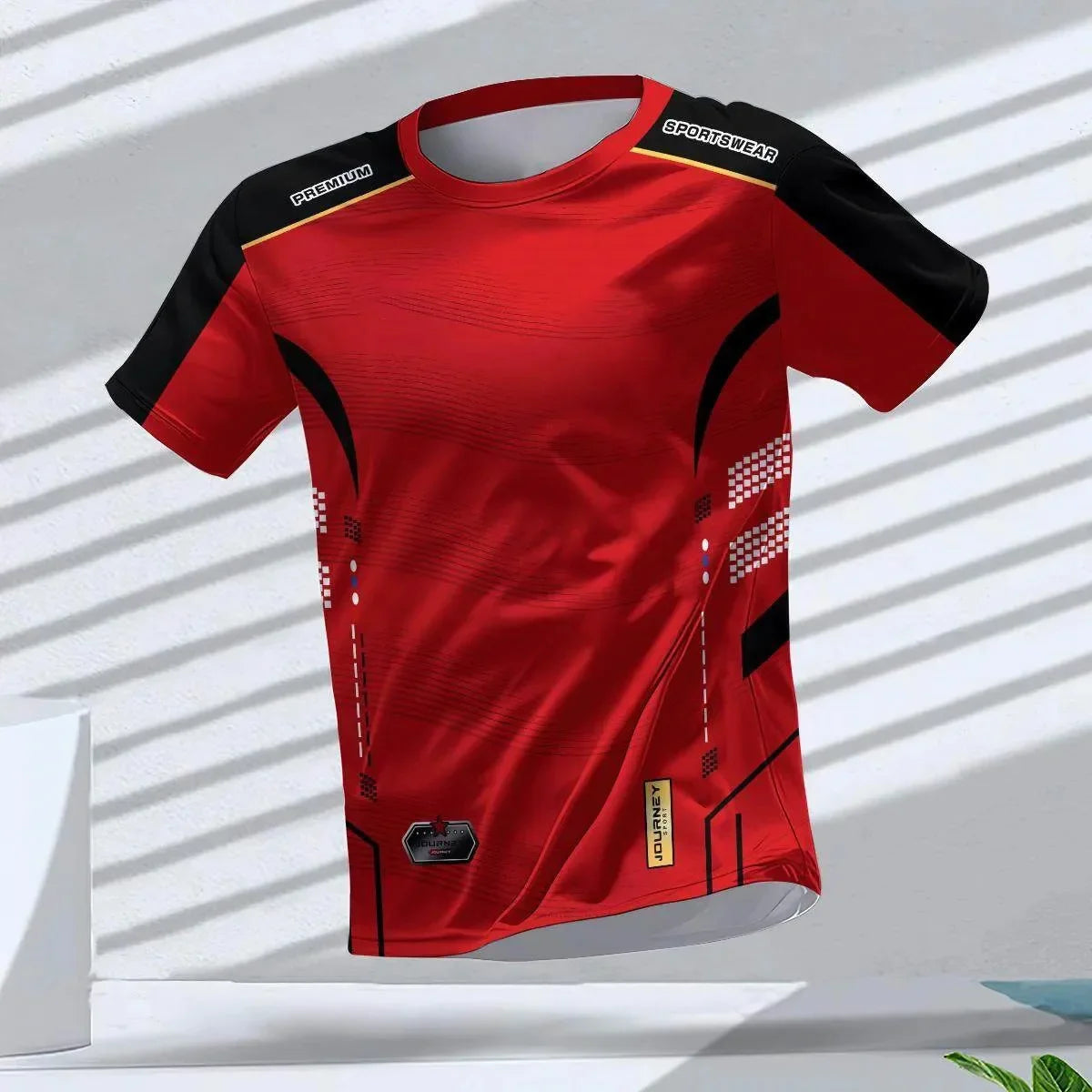 Men's 3D Print Sport T-Shirt | Quick-Dry Breathable Gym & Running Tee