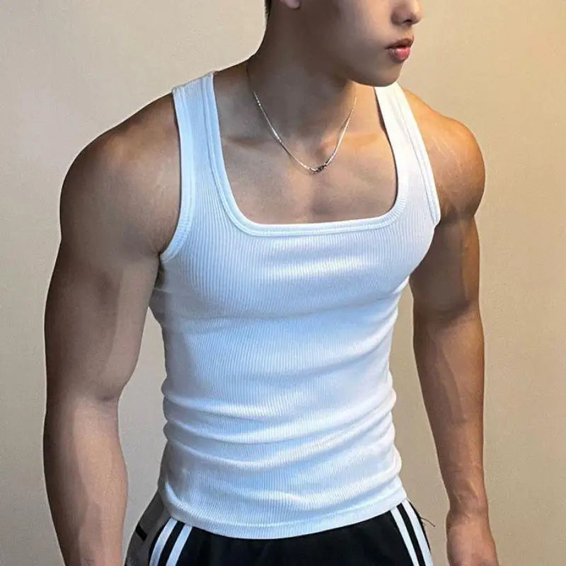 Men's Slimming Compression Vest – Body Shaper Tank Top for Tummy Control, Posture & Gym (M-XXL, 9 Colors)