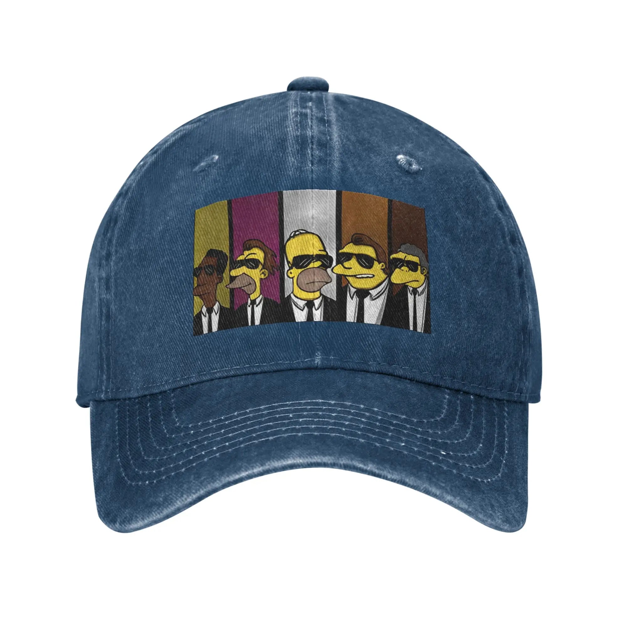Cartoon Print Snapback Baseball Cap – Unisex Casual Outdoor Hat for Teens & Adults