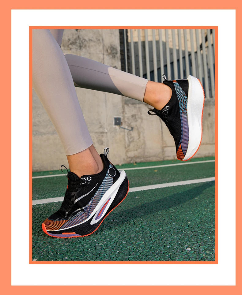 Professional Carbon Plate Running Shoes – Breathable, Cushioned & Non-Slip | Unisex