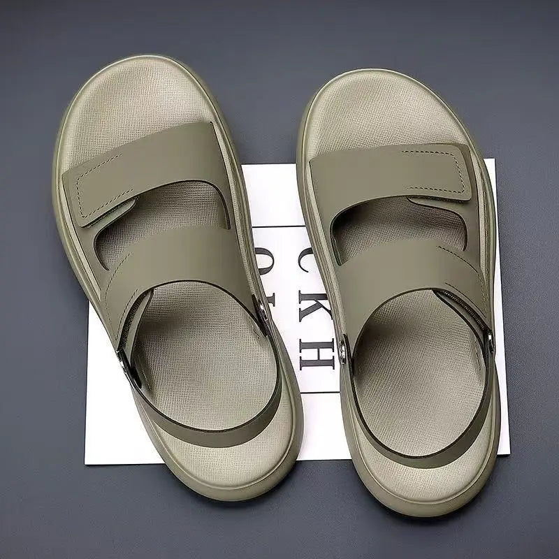 Men's Casual Breathable Sandals – Soft Sole, Non-Slip Beach & Outdoor Slides