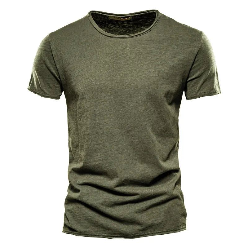 Men's 100% Cotton Casual T-Shirt – Lightweight, Breathable & Moisture-Wicking