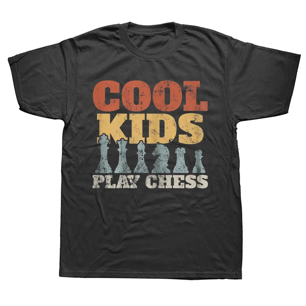 Chess Graphic T-Shirt – Funny Chessboxing Gift for Men & Kids