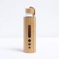 500ml Borosilicate Glass Water Bottle with Bamboo Sleeve | BPA-Free & Eco-Friendly