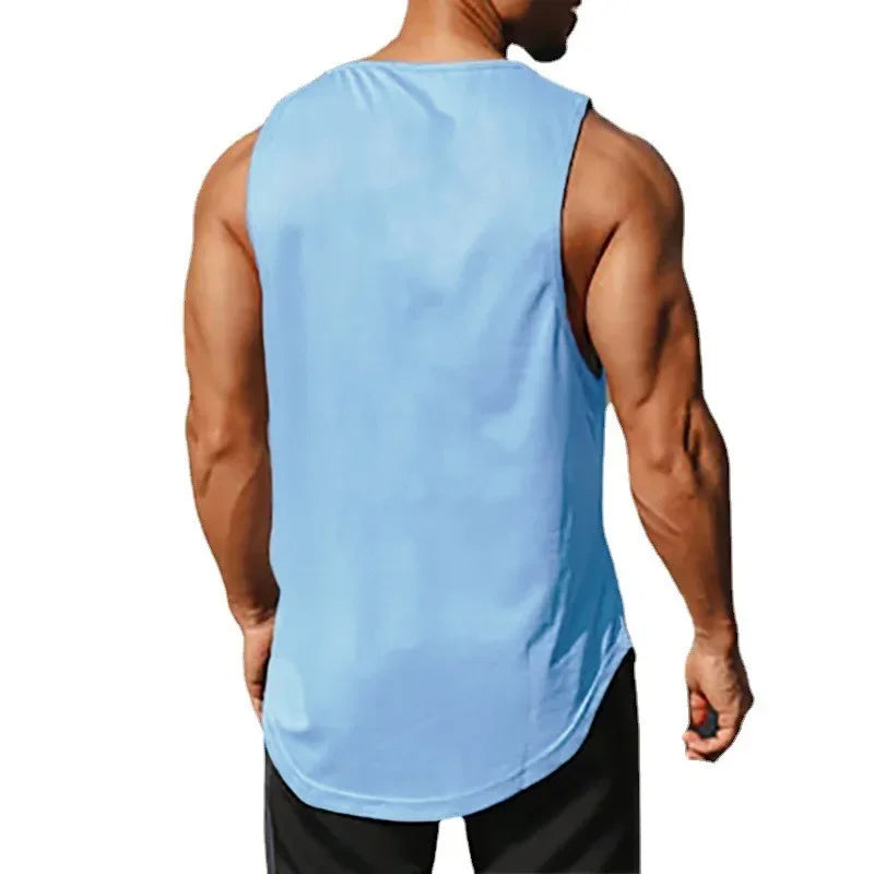 Men's Mesh Gym Tank Top – Breathable Bodybuilding Vest