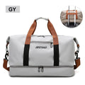 Women's Gym & Travel Duffle Bag – Waterproof Nylon Sports Bag with Shoe Pocket & Wet/Dry Separation