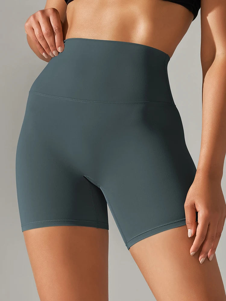 Women's High Waist Yoga Shorts | Squat-Proof Fitness & Gym Shorts