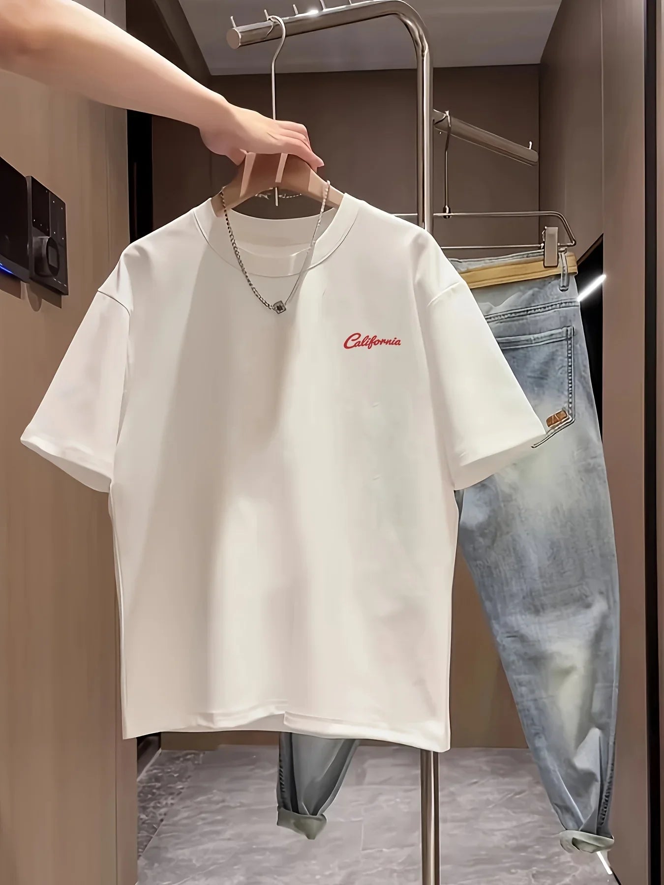 California Desert Graphic Tee – Men's Cotton Streetwear T-Shirt