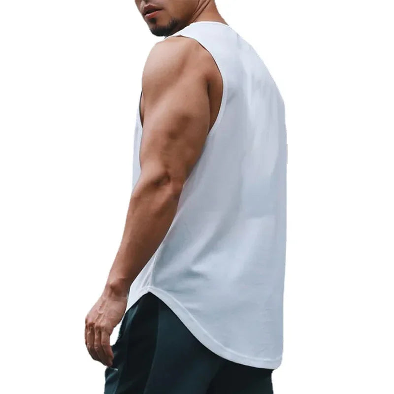 Men's Mesh Gym Tank Top – Breathable Bodybuilding Vest