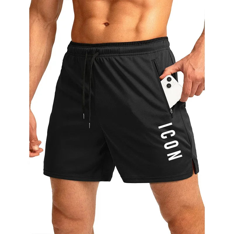 Men's Quick-Dry Sports Shorts – Breathable Gym & Beach Jogger