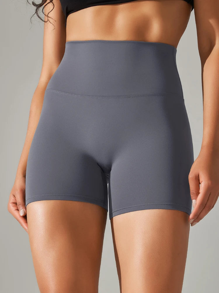 Women's High Waist Yoga Shorts | Squat-Proof Fitness & Gym Shorts