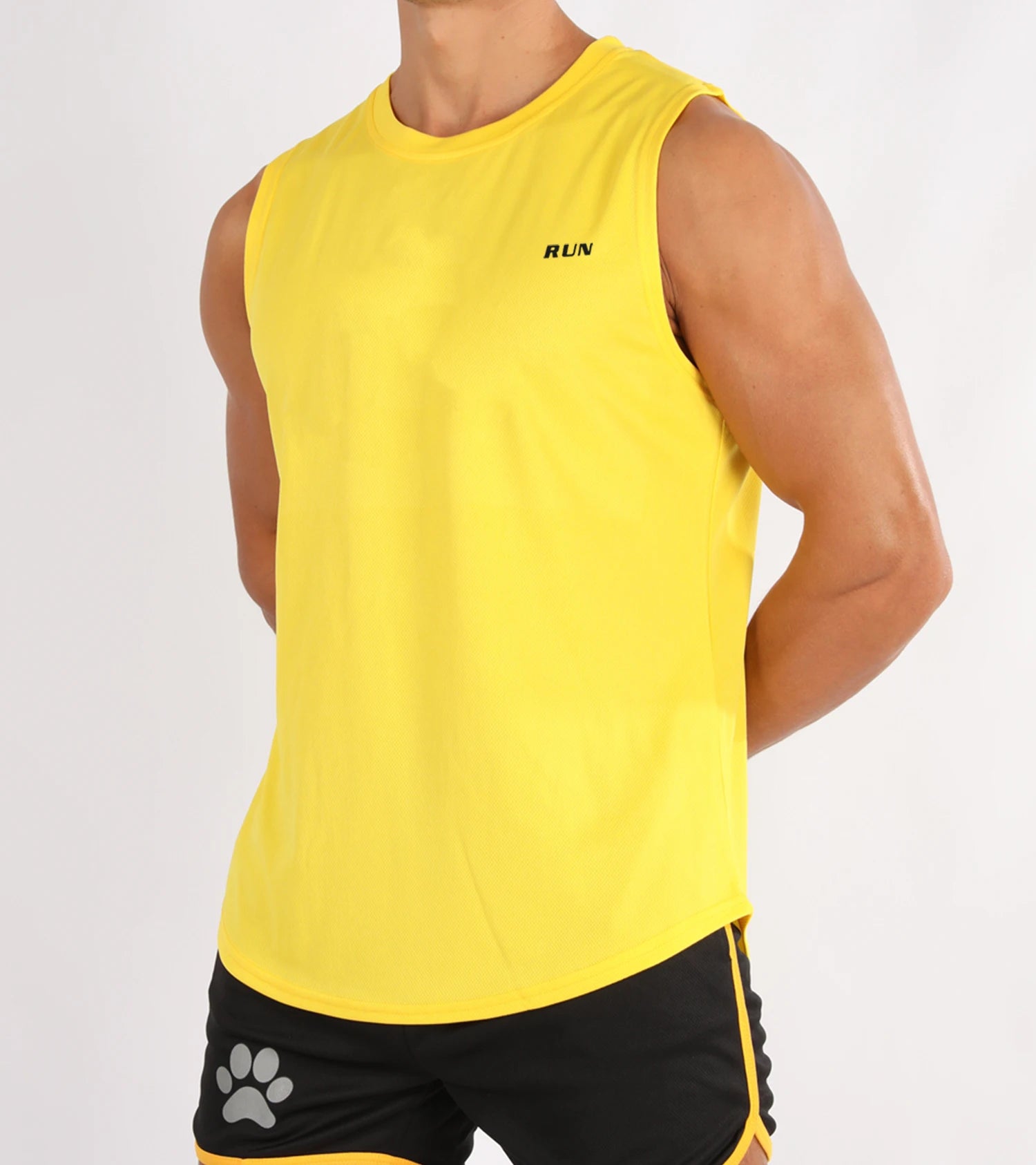 Men's Sleeveless Athletic Tank Top – Loose Fit Gym & Basketball Vest