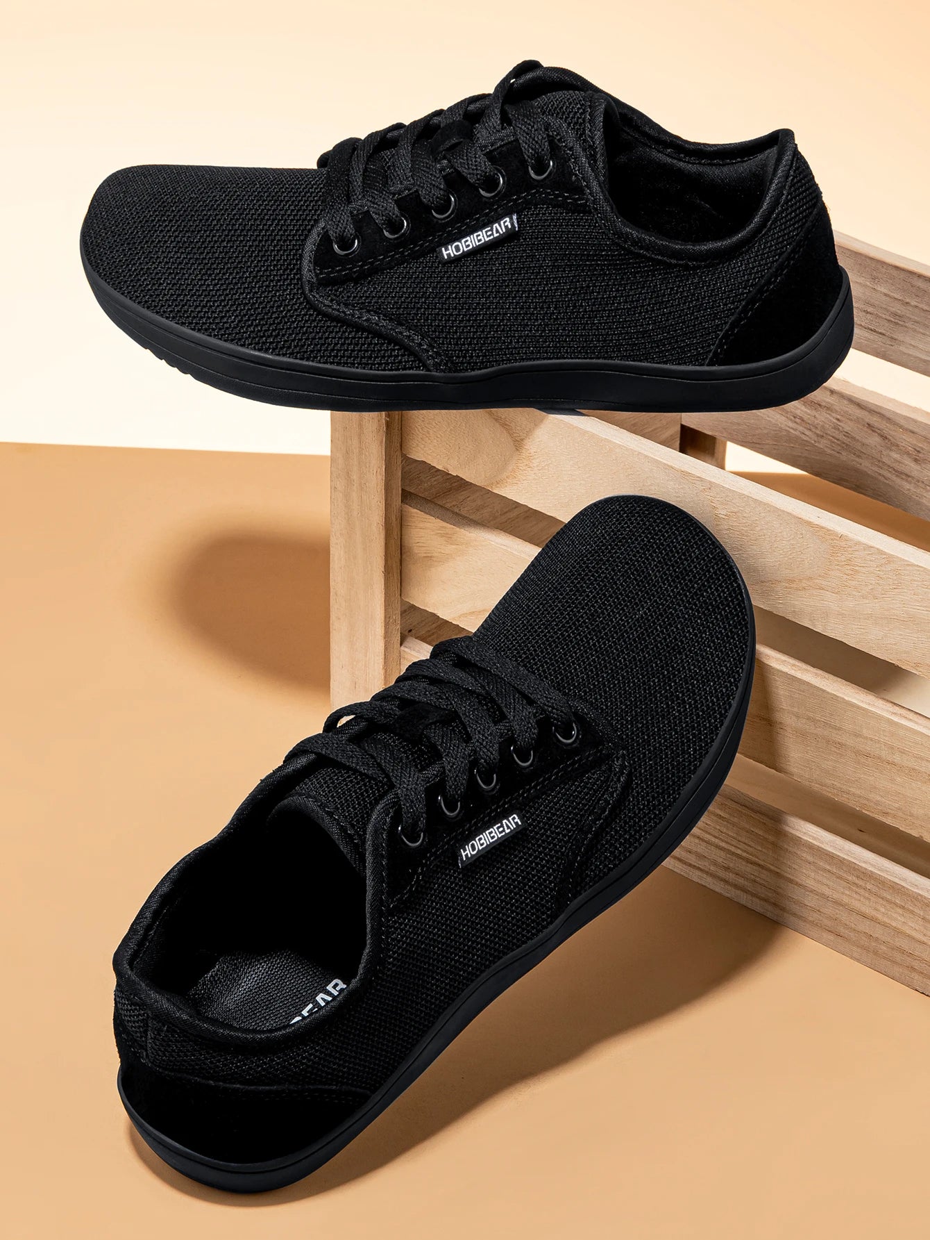 HOBIBEAR Barefoot Sneakers – Wide Toe Box, Zero Drop, Breathable Mesh | Unisex