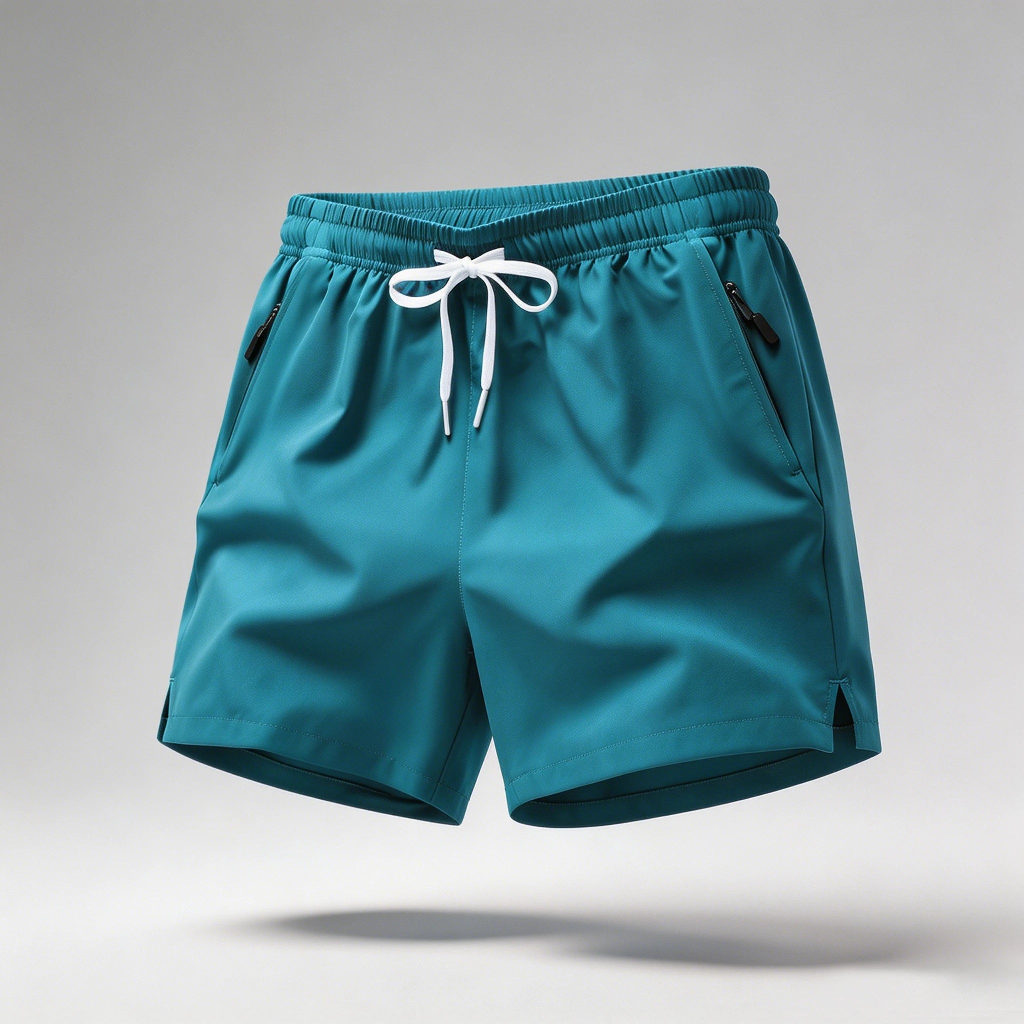 Men's Athletic Running Shorts – Quick Dry, Drawstring & Zip Pockets