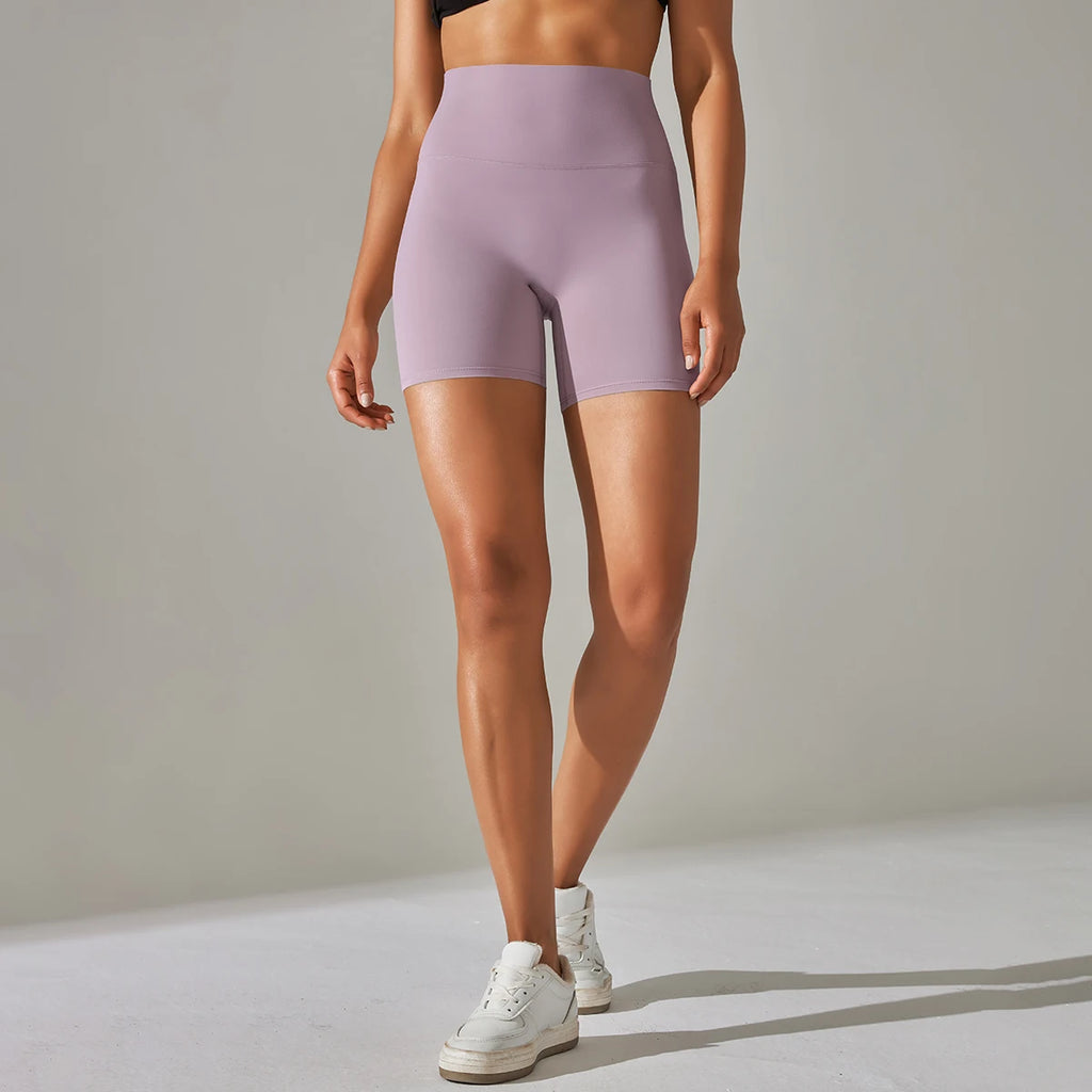 Women's High Waist Yoga Shorts | Squat-Proof Fitness & Gym Shorts