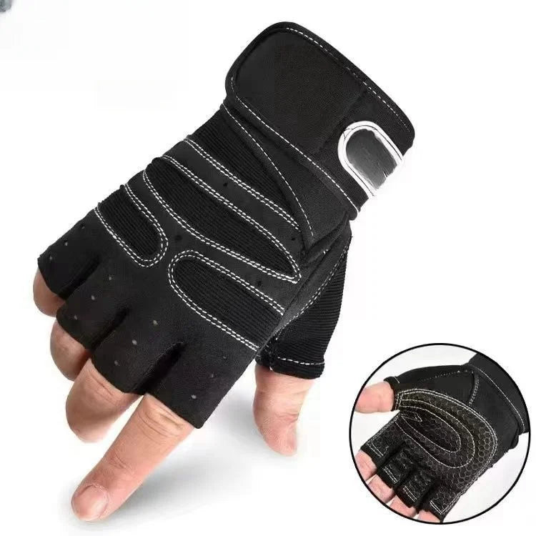 Half-Finger Workout Gloves for Men & Women | Gym, Cycling & Weight Lifting