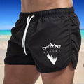 Men's Quick-Dry Swim Trunks – Printed Beach Shorts for Swimming & Surfing (S–XXXL)